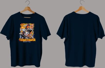 Chainsaw Man Oversized Tshirt Dark